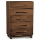 Sloane Five Drawer Wide Dresser in Natural Walnut - Urban Natural Home Furnishings.  Dressers & Armoires, Copeland