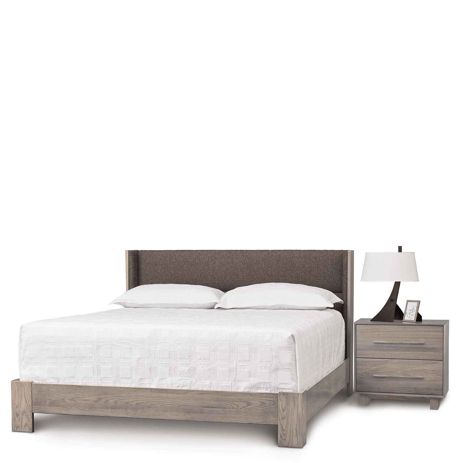 Sloane Bed With Legs for Mattress & Box Spring in Ash - Urban Natural Home Furnishings