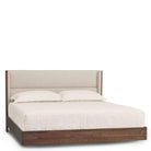 Sloane Floating Bed in Natural Walnut - Urban Natural Home Furnishings.  Solid Wood Bed, Copeland