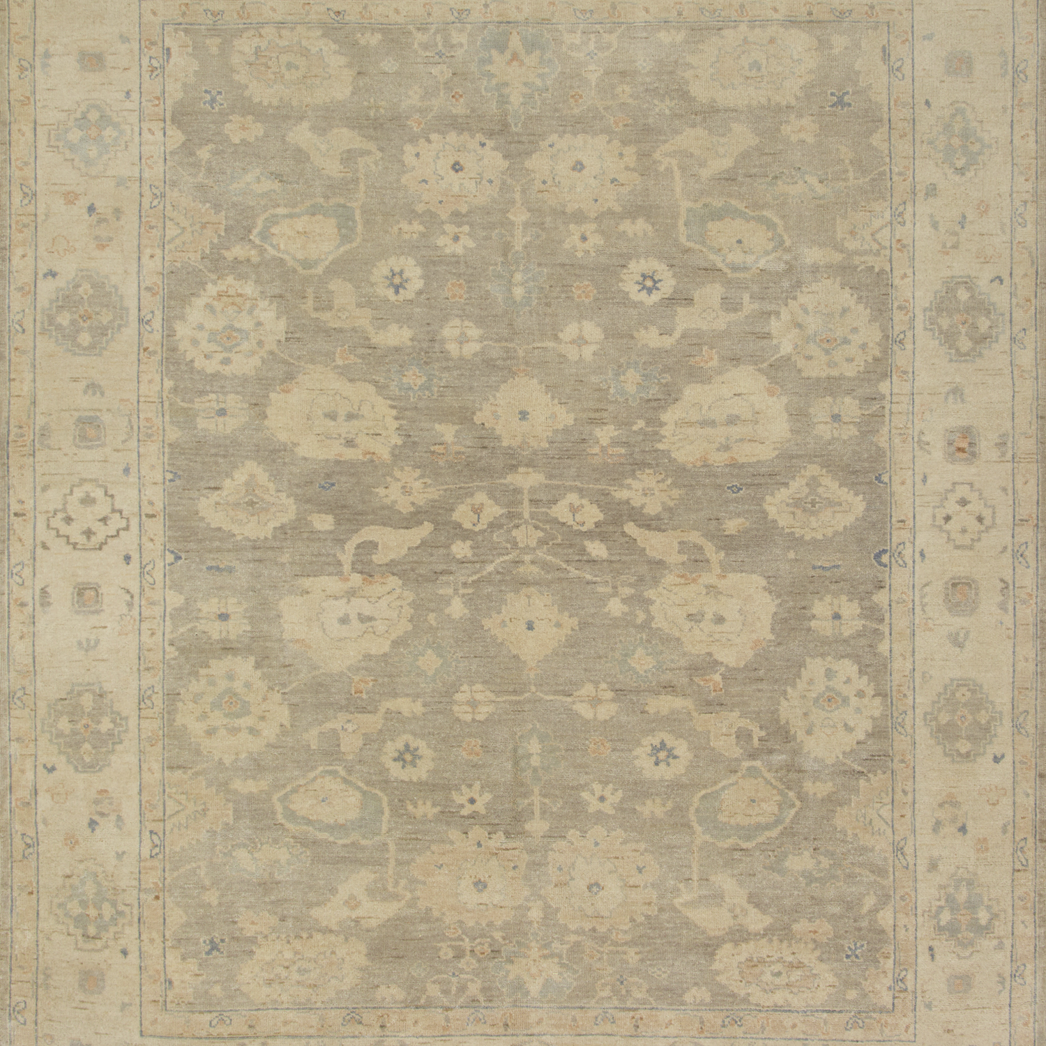 Vincent Hand Knotted Rug in Silver/Stone - Urban Natural Home Furnishings