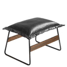 Drift Ottoman in Leather by Environment